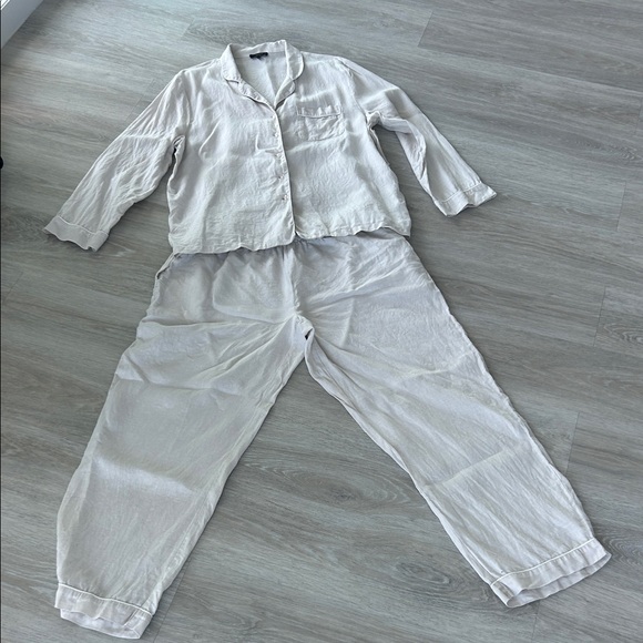Quince linen Pajama Set large - Picture 4 of 12